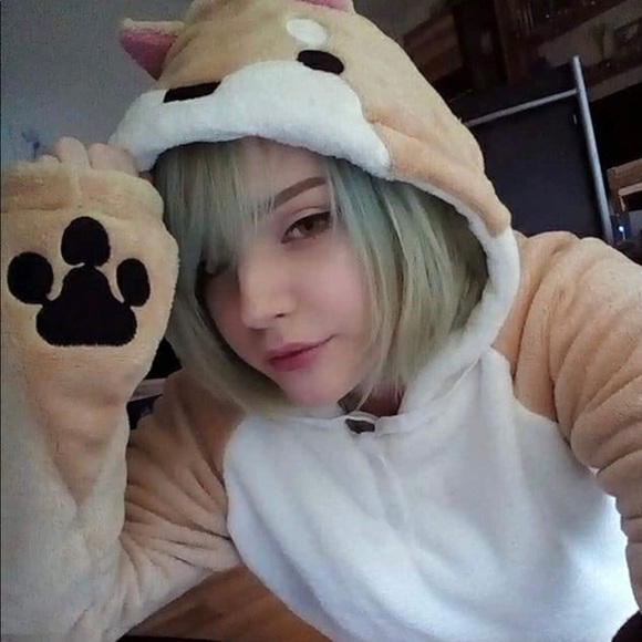 New Tengoku Shiba Inu Plush Hoodie/Pullover Kawaii - Picture 2 of 6